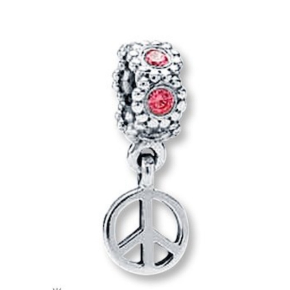 Authentic PANDORA Peace Dangle - 790516CZS